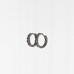 CZEAR3577BL ΣΚΟΥΛΑΡΙΚΙ ΚΡΙΚΟΣ BLACK PL 925