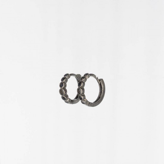 CZEAR3577BL ΣΚΟΥΛΑΡΙΚΙ ΚΡΙΚΟΣ BLACK PL 925