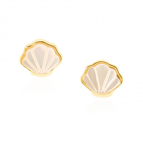 CZEAR6385 ΣΚΟΥΛΑΡΙΚΙ ΚΟΧΥΛΙ ΦΙΛΝΤΙΣΙ GOLD PL 925