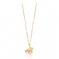 CZ9982N ΚΟΛΙΕ ΚΟΧΥΛΙ ΦΙΛΝΤΙΣΙ GOLD PL 925