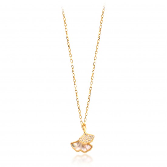 CZ9982N ΚΟΛΙΕ ΚΟΧΥΛΙ ΦΙΛΝΤΙΣΙ GOLD PL 925