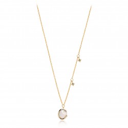 CZ9981N ΚΟΛΙΕ ΟΒΑΛ ΦΙΛΝΤΙΣΙ GOLD PL 925