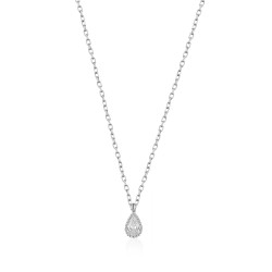 CZ10131ΝWH ΚΟΛΙΕ ΔΑΚΡΥ ZIRGON SILVER 925