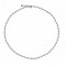 FNCY0295NWH ΚΟΛΙΕ ZIRGON 50cm BLACK PL 925