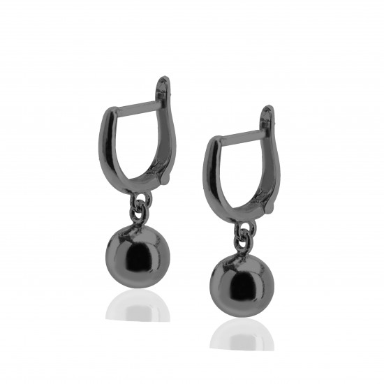 CZEAR6401 ΣΚΟΥΛΑΡΙΚΙ ΚΡΙΚΟΣ ΜΠΙΛΙΑ BLACK PL 925