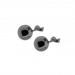 CZEAR6402SM ΣΚΟΥΛΑΡΙΚΙ ΜΠΙΛΙΑ 6mm ΚΑΡΦΩΤΟ BLACK PL 925