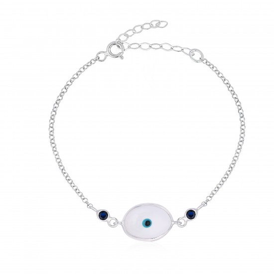 CZB2805WH ΒΡΑΧΙΟΛΙ ΜΑΤΙ ZIRGON SILVER 925