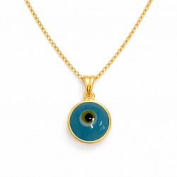 CZL02NMEDIUM TUR ΚΟΛΙΕ ΜΑΤΙ GOLD PL 925