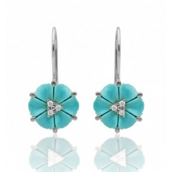 CZEAR6651TUR ΣΚΟΥΛΑΡΙΚΙ ΛΟΥΛΟΥΔΙ SILVER 925