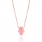 CZ0992N ΚΟΛΙΕ ΧΕΡΙ OPAL ΡΙΝΚ ROSE Ρ 925