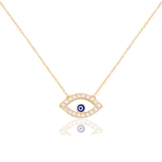 CZ0108NBU ΚΟΛΙΕ ΜΑΤΙ GOLD PL 925