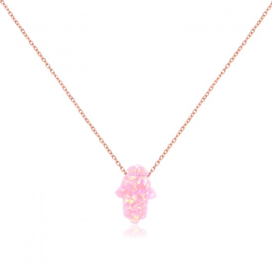 CZ0826NPINK ΚΟΛΙΕ ΧΕΡΙ OPAL ROSE PL 925