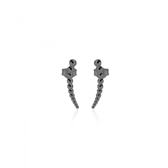 CZEAR6362 ΣΚΟΥΛΑΡΙΚΙ CUFF BLACK PL 925