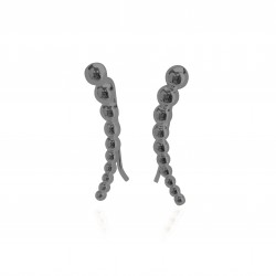 CZEAR6376 ΣΚΟΥΛΑΡΙΚΙ CUFF BLACK PL 925