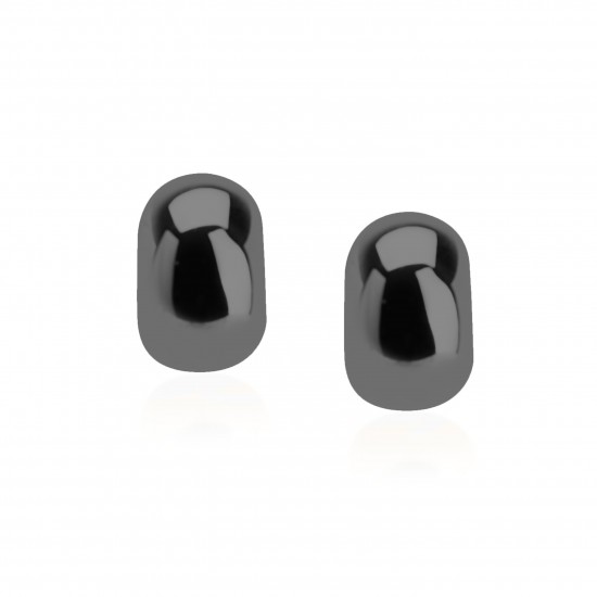 CZEAR6374 ΣΚΟΥΛΑΡΙΚΙ ΚΡΙΚΟΣ BLACK PL 925