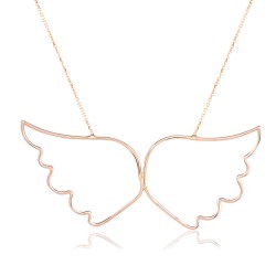 CZ0335N ANGELWINGS NECKLACE GOLD PL 925